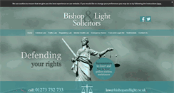 Desktop Screenshot of bishopandlight.co.uk